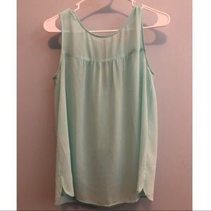 Sheer mint wide tank